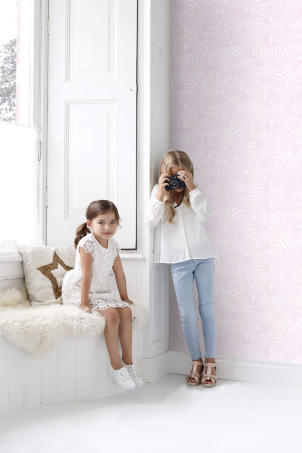 Origin Wallcoverings tapeet sebrad heleroosa
