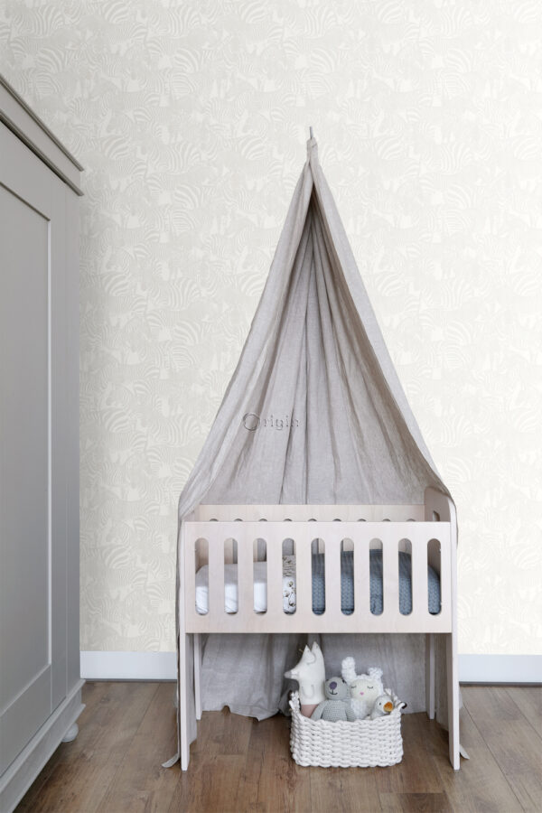 Origin Wallcoverings tapeet sebrad - hõbedane