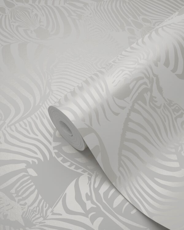 Origin Wallcoverings tapeet sebrad - hõbedane