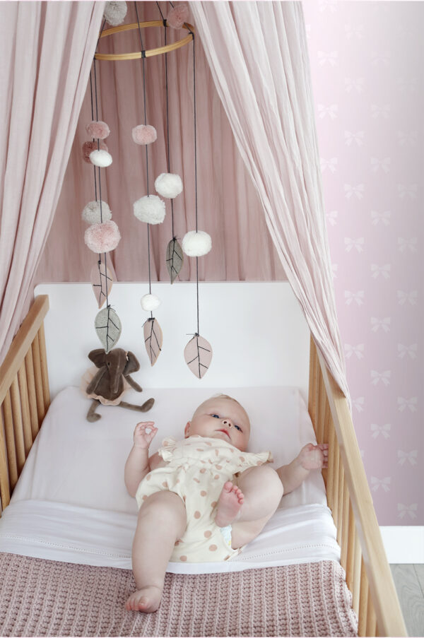 Origin Wallcoverings tapeet väikesed lipsud - läikiv roosa