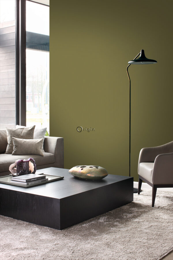 Origin Wallcoverings tapeet lihtne sinepikollane