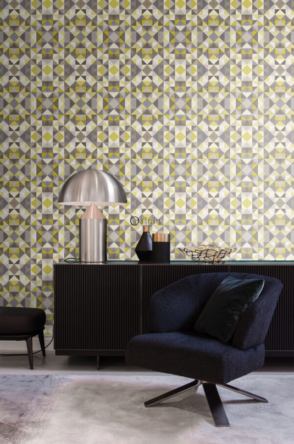 Origin Wallcoverings tapeet kubism sinepikollane