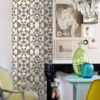 Origin Wallcoverings tapeet kubism pruun ja beež