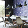 Origin Wallcoverings tapeet kubism lilla