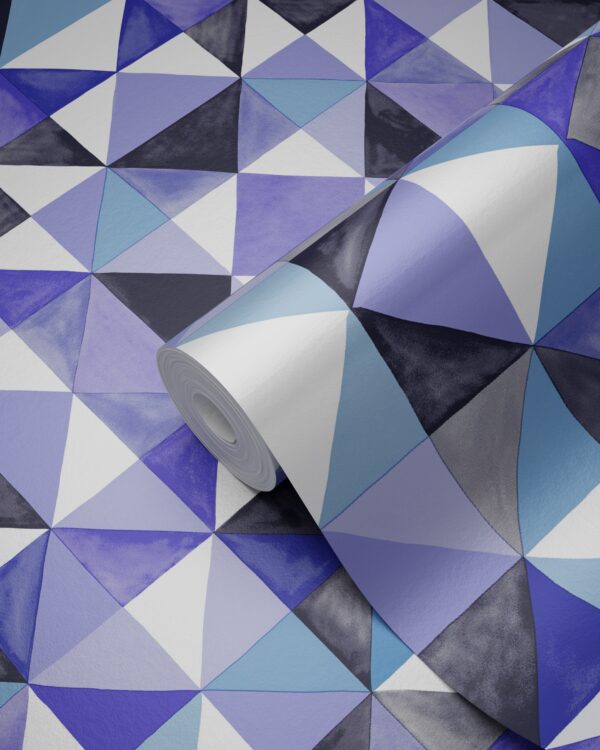 Origin Wallcoverings tapeet kubism lilla