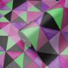 Origin Wallcoverings tapeet kubism roosa ja roheline