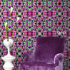 Origin Wallcoverings tapeet kubism roosa ja roheline