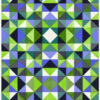 Origin Wallcoverings tapeet kuubism roheline