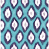 Origin Wallcoverings tapeet ikat - türkiis