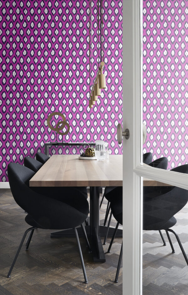 Origin Wallcoverings tapeet ikat - roosa