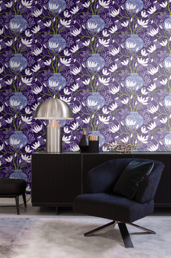 Origin Wallcoverings tapeet magnoolia - lilla