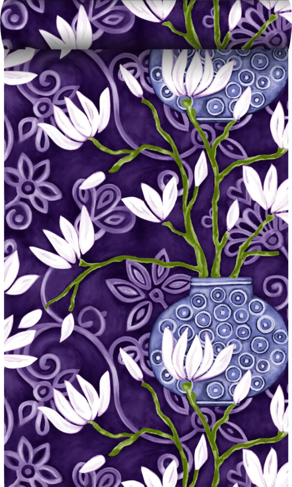 Origin Wallcoverings tapeet magnoolia - lilla