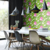 Origin Wallcoverings tapeet magnoolia - roheline ja roosa
