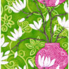 Origin Wallcoverings tapeet magnoolia - roheline ja roosa