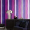 Origin Wallcoverings tapeediribad - roosa ja lilla