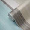 Origin Wallcoverings triibuline tapeet - türkiis ja beež