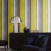 Origin Wallcoverings tapeediribad - sinepikollane ja pruun