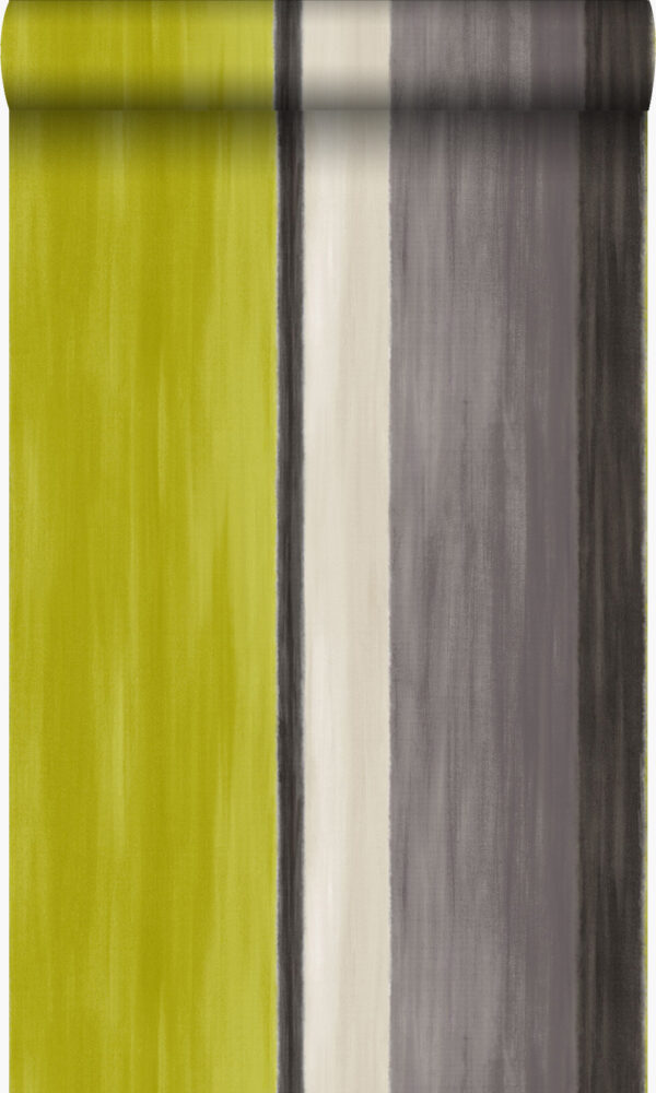 Origin Wallcoverings tapeediribad - sinepikollane ja pruun