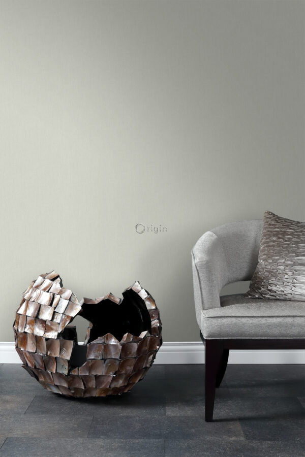 Origin Wallcoverings tapeet linane helepruun