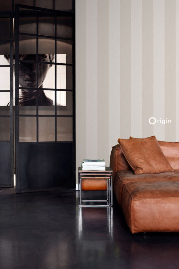 347015_w Origin Wallcoverings tapeediribad - hele taupe
