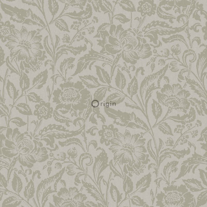 Origin Wallcoverings tapeet lilled helepruun