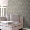 Origin Wallcoverings tapeet roosid - helepruun