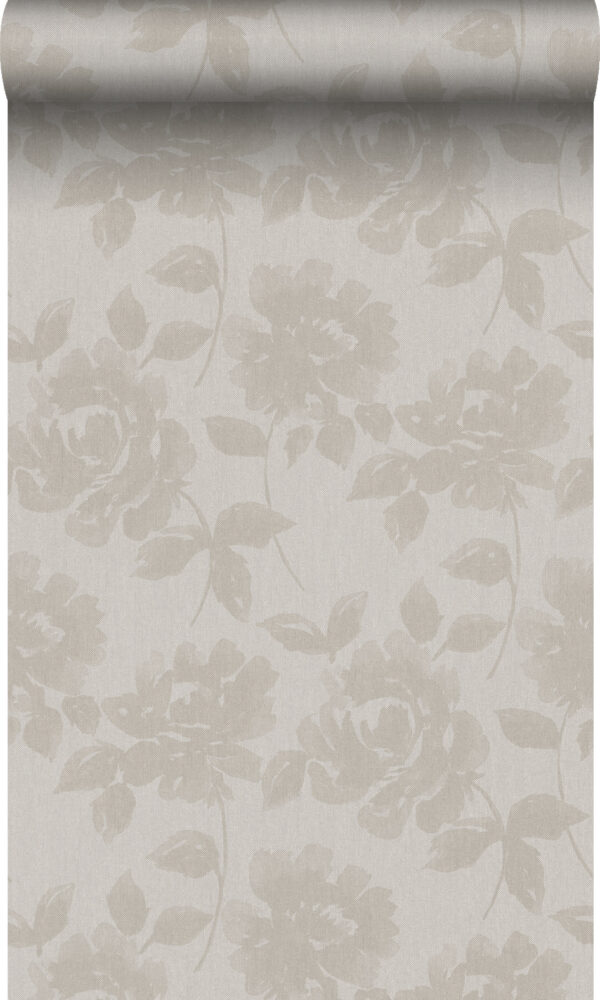 Origin Wallcoverings tapeet roosid - hele taupe