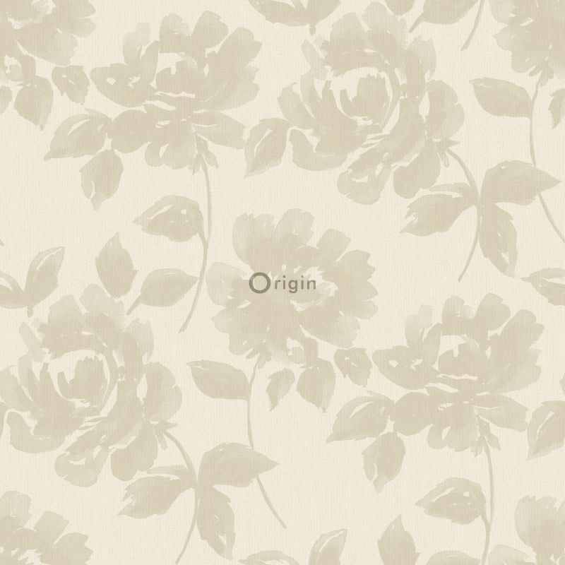 Origin Wallcoverings tapeet roosid - kreemjas beež