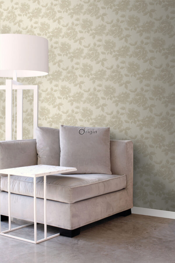 Origin Wallcoverings tapeet roosid - kreemjas beež