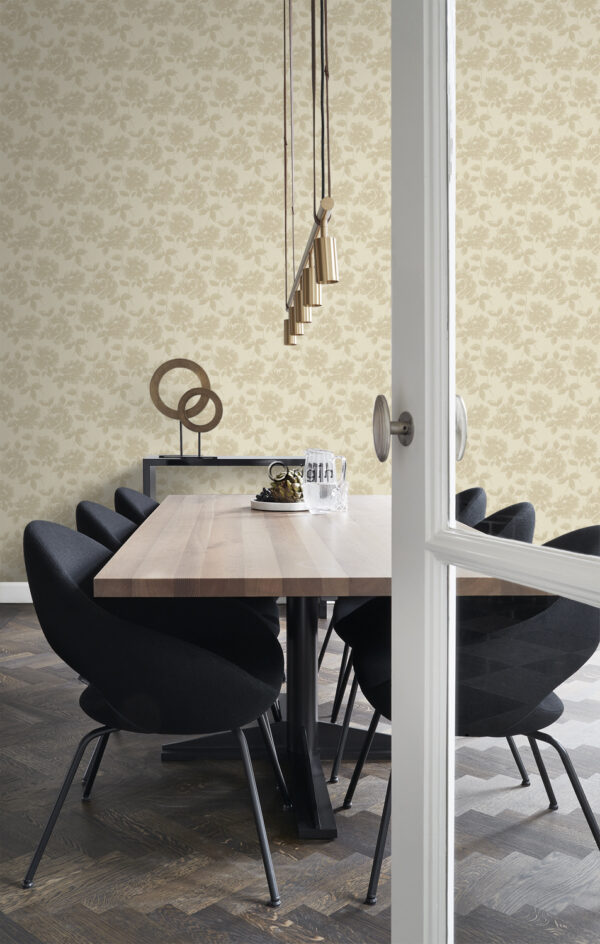 Origin Wallcoverings tapeet roosid - soe beež