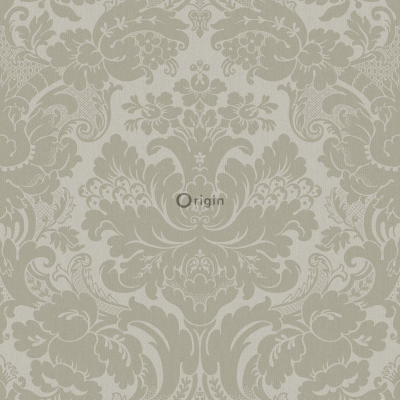 Origin Wallcoverings tapeet ornament helepruun