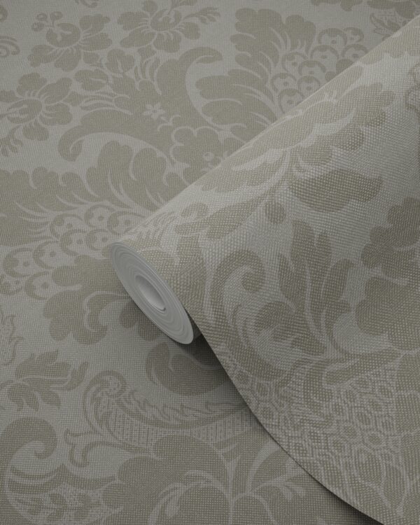 Origin Wallcoverings tapeet ornament helepruun