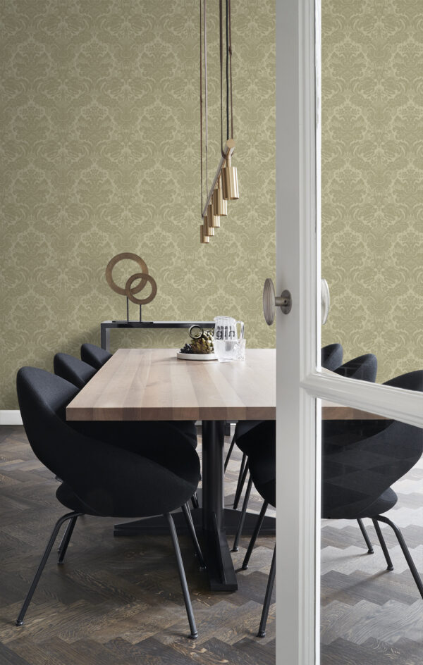 Origin Wallcoverings tapeet ornament - khaki