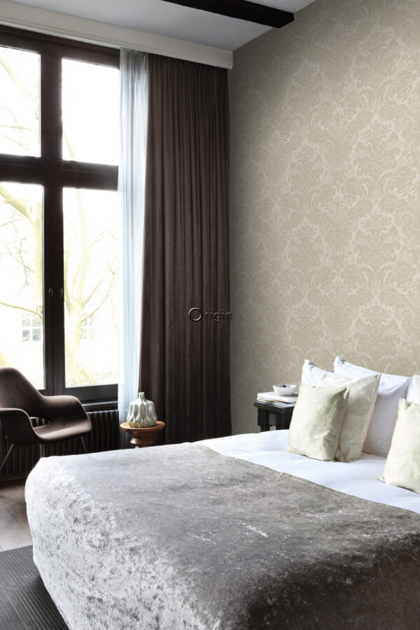 Origin Wallcoverings tapeet ornament hirvega - beež