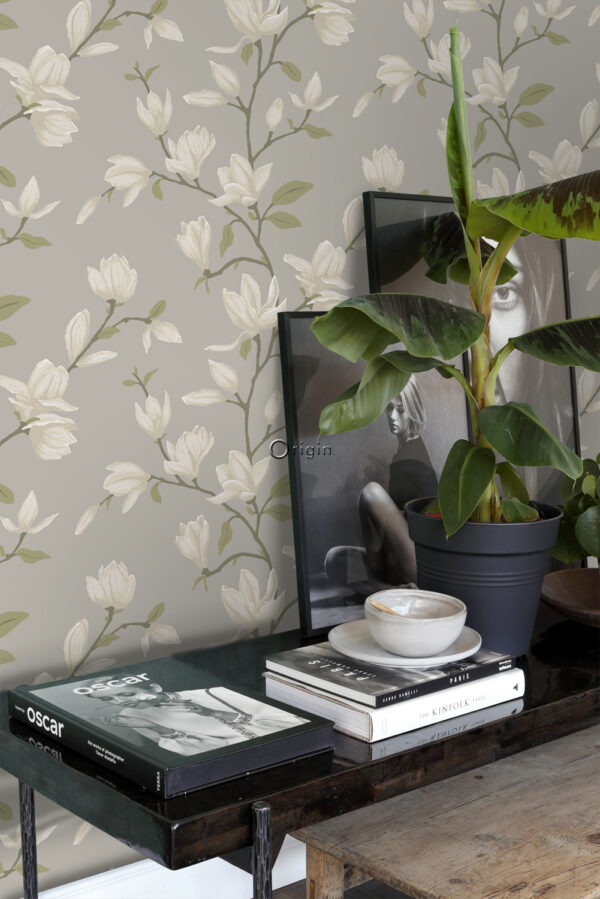 Origin Wallcoverings tapeet magnoolia - roheline