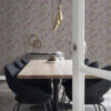 Origin Wallcoverings magnoolia tapeet - taupe ja lilla
