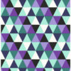Origin Wallcoverings graafilised kolmnurgad tapeet - lilla ja hele taevasinine