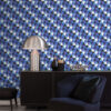 Origin Wallcoverings tapeet graafilised kolmnurgad - sinine