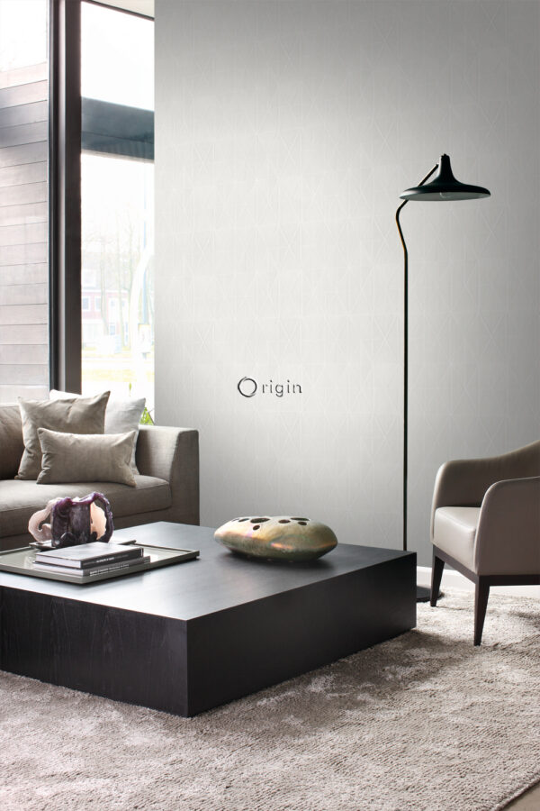 Origin Wallcoverings tapeet graafiline vorm - valgekirju