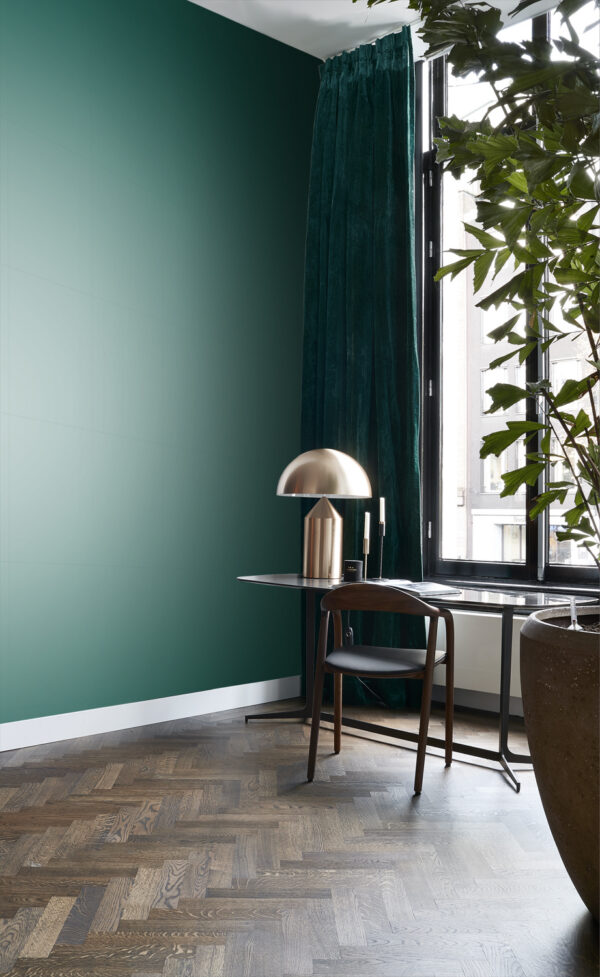 Origin Wallcoverings tapeet ühtlane läikiv türkiissinine