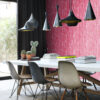 Origin Wallcoverings tapeediribad - punane ja roosa