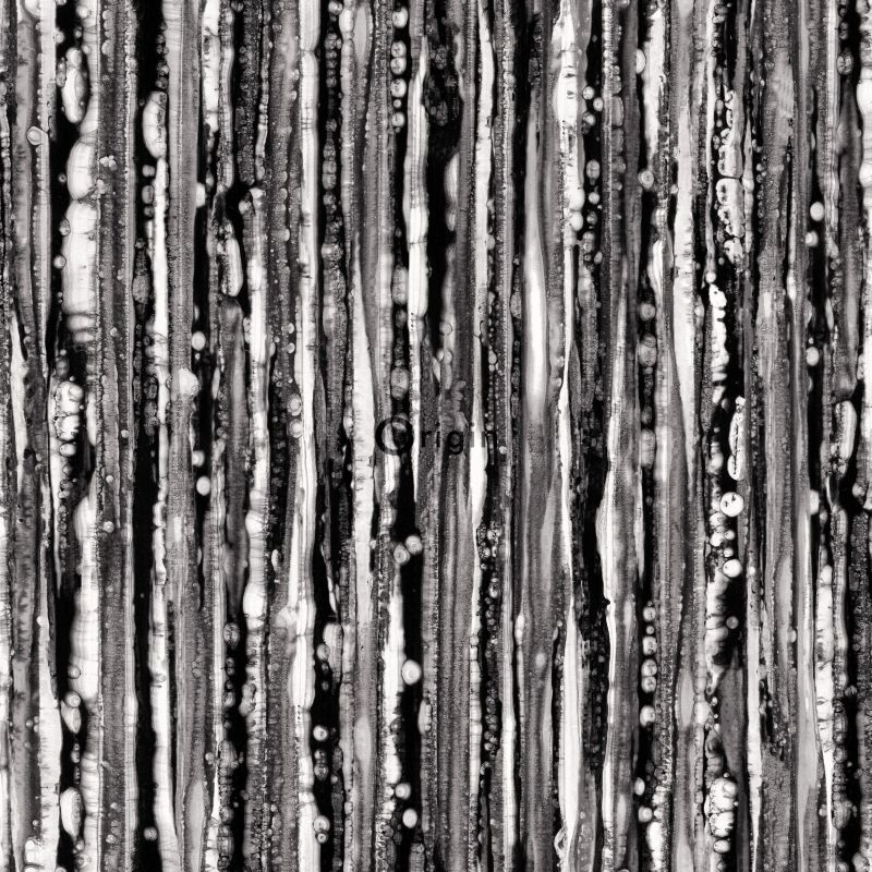 Origin Wallcoverings tapeediribad - must ja valge
