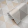 Origin Wallcoverings tapeet graafilised kolmnurgad - beež