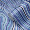 Origin Wallcoverings graafilised jooned tapeet - sinine ja türkiis