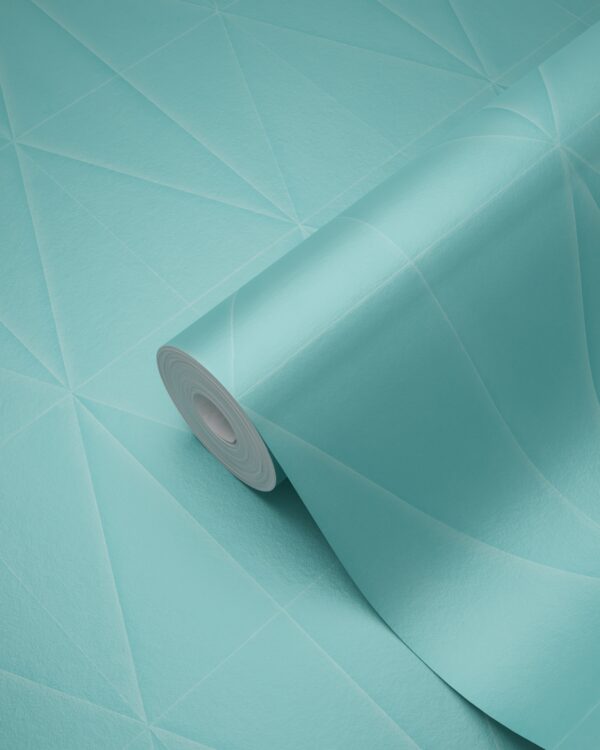 Origin Wallcoverings tapeet graafiline vorm türkiis