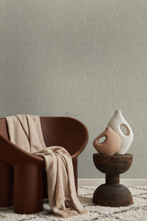 Origin Wallcoverings tapeet rohumatt linase ilmega - pruun