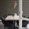 Origin Wallcoverings loomanahk tapeet - must ja läikiv pronks