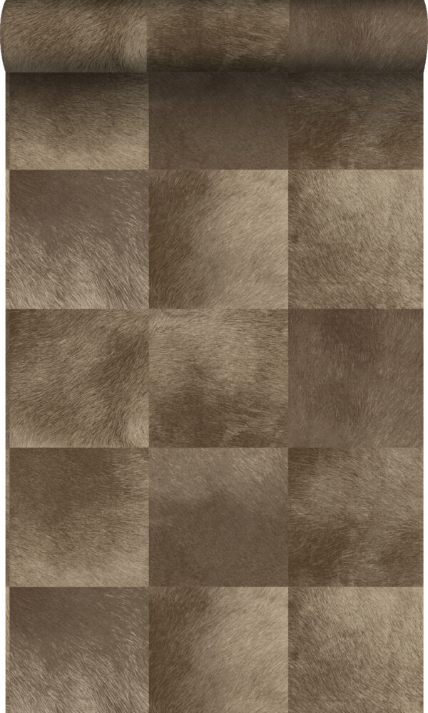 Origin Wallcoverings loomanahk tapeet - tumepruun
