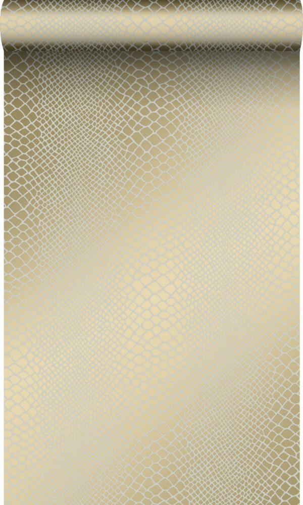 Origin Wallcoverings tapeet madu nahk - läikiv pronks