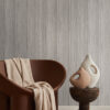 Origin Wallcoverings tapeediribad - läikiv helelilla ja hall